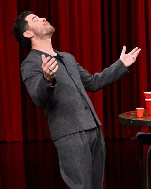 Nick Jonas The Tonight Show Starring Jimmy Fallon S13 Blazer