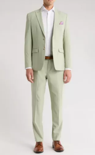 Slim Fit Stretch 2-Piece Suit