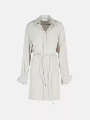 Eolie Silk Shirt Dress