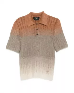 Gradient-effect Polo Shirt