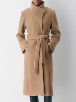Off Campus Hannah Wells Brown Coat
