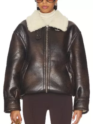 Off Campus S01 Julia Sarah Stone Leather Jacket