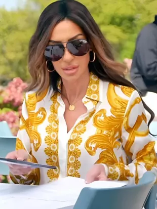 Real Housewives of Rhode Island 2026 Alicia Carmody Printed Shirt