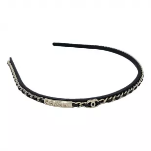 Black/Gold Chain Headband