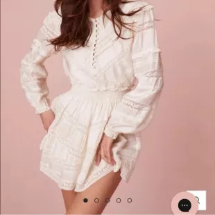 Jones Dress in Antique White