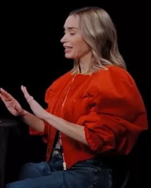 Emily Blunt Hot Ones Jacket