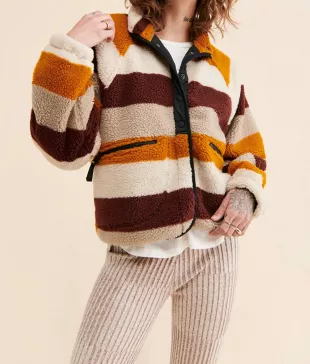 Printed Fleece Jacket