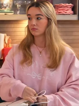Baylen Out Loud S03 Baylen Dupree Pink Happy Place Sweater