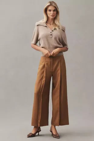 Deep Pleated Pants