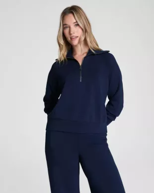 AirEssentials Half Zip in Timeless Navy