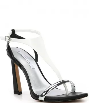 Orah Leather T-Strap Dress Sandals
