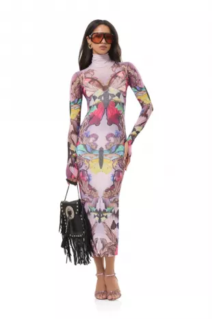 Shailene Dress in Midnight Dot