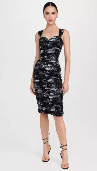 Winslow Dress in Black Multi Zodiac