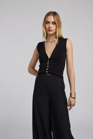 Mailan Rib-Knit Vest