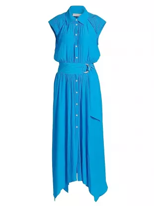 Ivy Belted Sleeveless Shirtdress