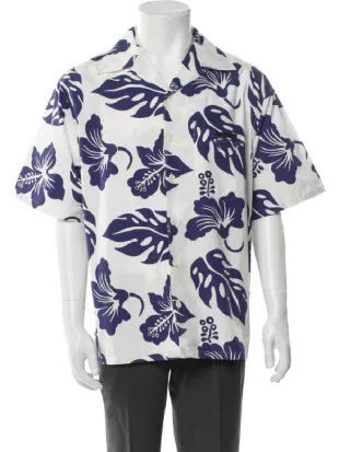 Love Island UK S13 Sam Workman Hibiscus Print Shirt