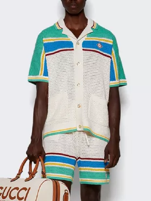 The Today Show Akbar Gbajabiamila Crochet Shirt