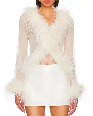 Gigi Feather Blouse