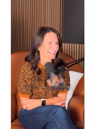 Are You a Charlotte? Podcast 2026 Kristin Davis Leopard Print Sweater