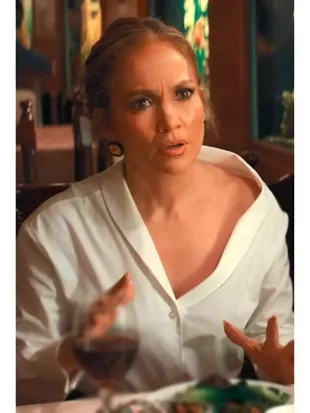Jennifer Lopez Office Romance 2026 White Shirt
