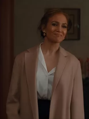 Office Romance 2026 Jennifer Lopez Brown Coat