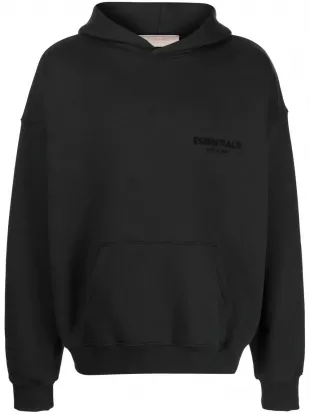 Essentials Logo Print Hoodie
