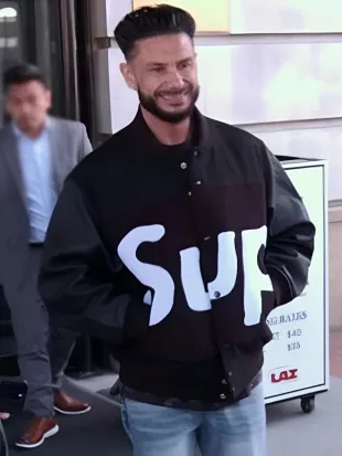 Jersey Shore Family Vacation S9 Pauly D Black Jacket