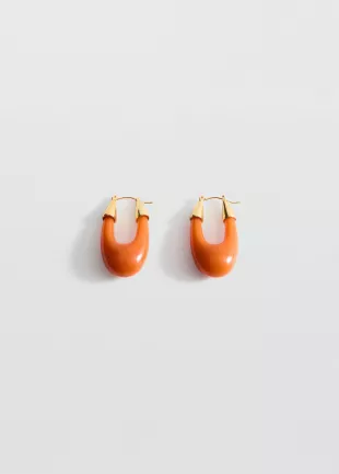 Oval Hoop Earrings