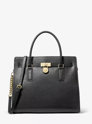 Hamilton Moderne Large Leather Satchel