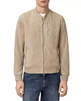 Kemble Suede Bomber Jacket