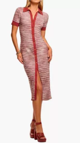 Elijah Dress in Amber Spacedye