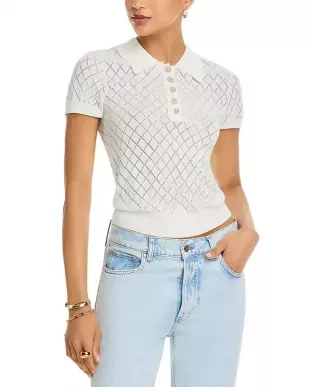 Calima Pointelle Knit Sweater