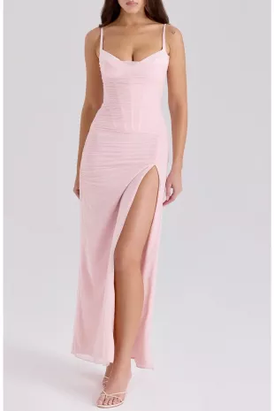 Lini Corset Chiffon Gown