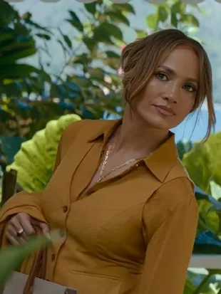 Office Romance 2026 Jennifer Lopez Yellow Vest