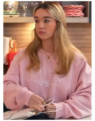 Baylen Out Loud S03 Baylen Dupree Pink Happy Place Sweater