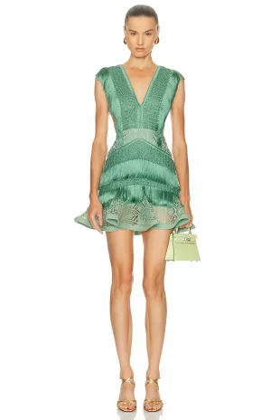Samba Fringe Cut Out Mini Dress