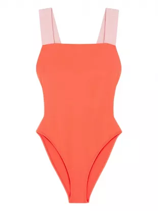 Greca Border One Piece Swimsuit