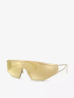 VE2226 Wrap Around Metal Sunglasses
