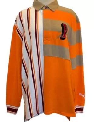 Not Suitable For Work S01 Abby Chilukuri Striped Polo Shirt