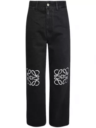Anagram Wide Leg Jeans