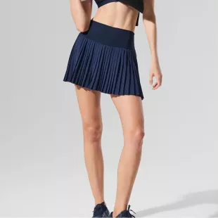 Navy Skirt with Built In Shorts