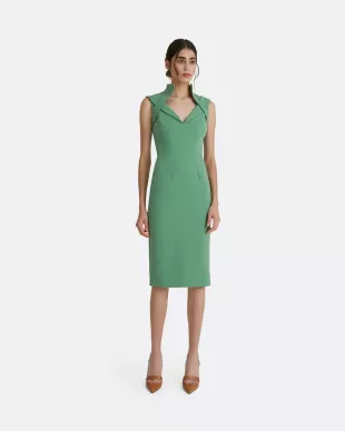 Loide Dress in Fern Green