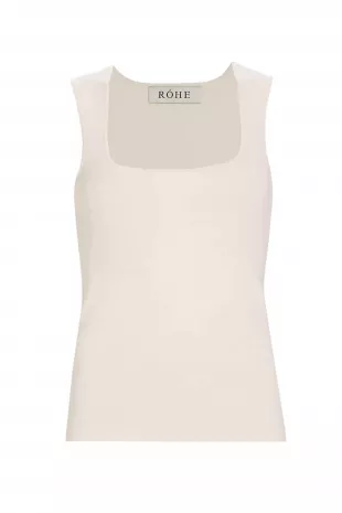 Bustier Shaped Knitted Top