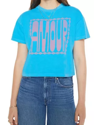 Sweet Magnolias S05 Maddie Townsend Blue Graphic T-Shirt