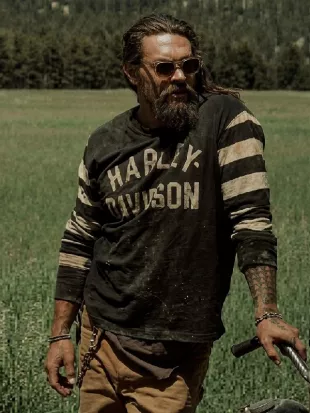 Jason Momoa On The Roam S02 Harley Davidson Sweatshirt