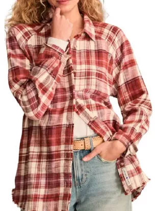Every Year After Juliette Hawk Plaid Shirt