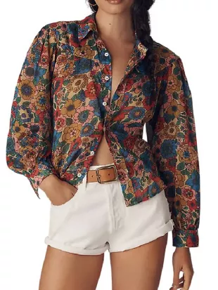 Every Year After Percy Fraser Floral Blouse
