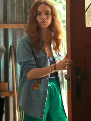 Every Year After S01 Sadie Soverall Mushroom Denim Shirt