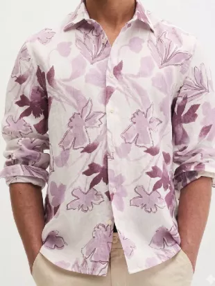 Samraj Toor Love Island UK Floral Print Shirt