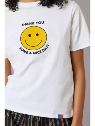 In The City S01 Danielle Olivera Smiley T-Shirt